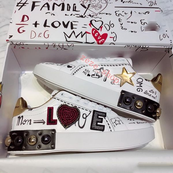 

dolce gabbana dg casual shoes 2020 продажа высокого качества женщин classic triple черной белой повседневной обувь sneakersno no коробка, Black