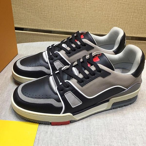 

new arrival trainer sneaker mens shoes fast delivery comfortable footwears fashion sneakers flats platforms plus size lace -up casual shoes, Black
