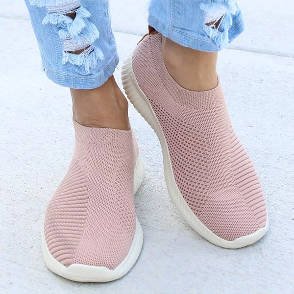 

women flat slip on white shoes woman lightweight white sneakers summer autumn casual chaussures femme basket flats shoes, Black