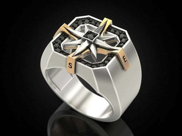 

sanjie нового viking compass ђплониелное коло галваниеки s925 еѬебѬн мђжкого, Silver