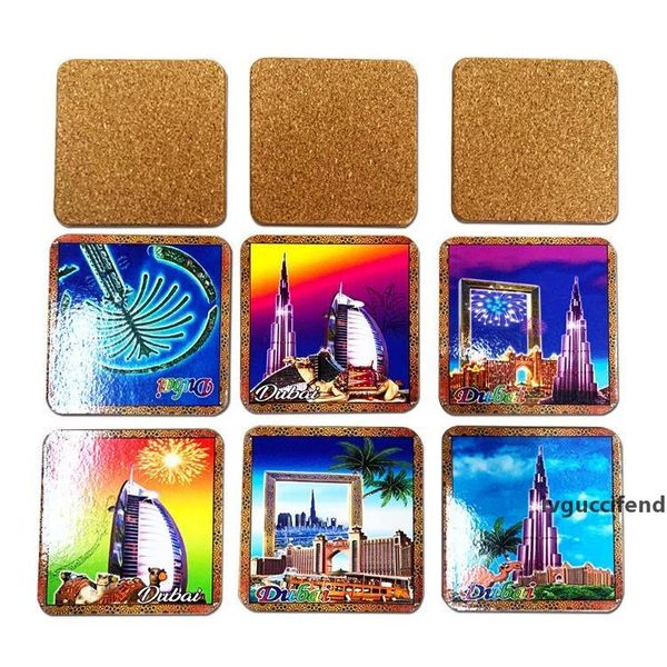 

custom cork absorbent coaster engraved hollow non-slip heat-insulated placemat customized any shape digital printing mats&pads rj-636