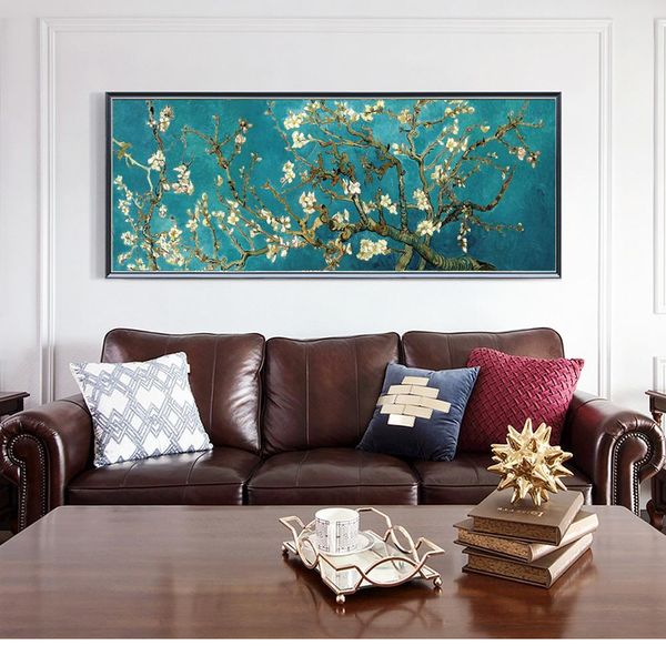 

van gogh almond blossom flowers canvas paintings reproductions world famous artwork by van gogh wall art picture home wall decor