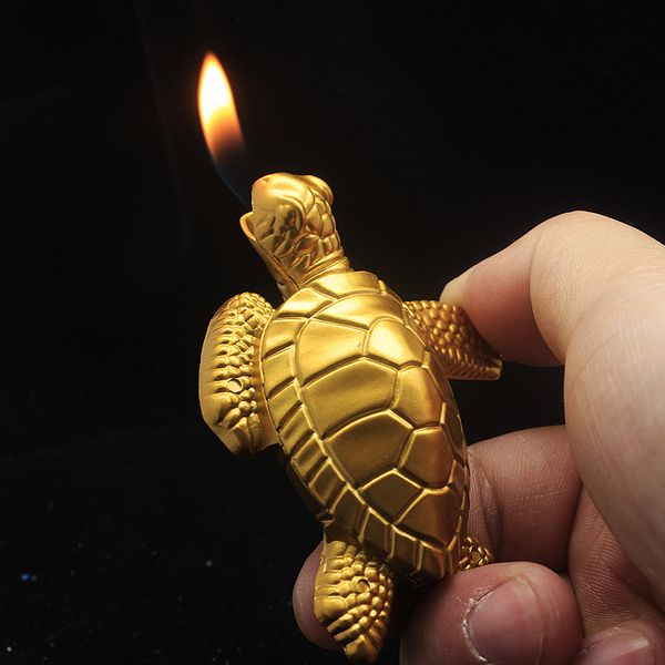 

Мини Золотой черепахи Зажигалка кухни Refillable Micro кулинарный света для курящих Дешевые Зажигалки Курительные принадлежности