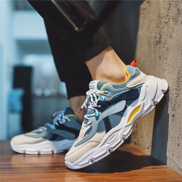 

новое прибытие мужская повседневная обувь удобная мода кроссовки для man trend для мужского бренда квартира zapatillas