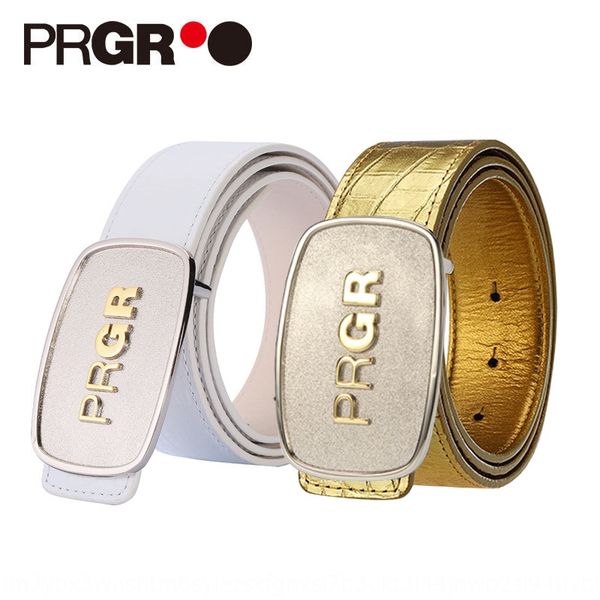 

leather men's prgr golf belt crocodile casual sports sports pants pants belt smooth buckle, Black;brown