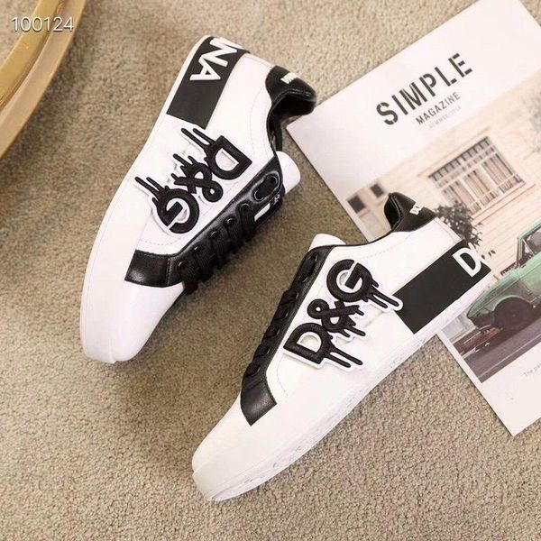 

2020k high-end customized men's and women's exquisite graffiti low-casual sports shoes, fashionable wild couple party shoes, s, Black