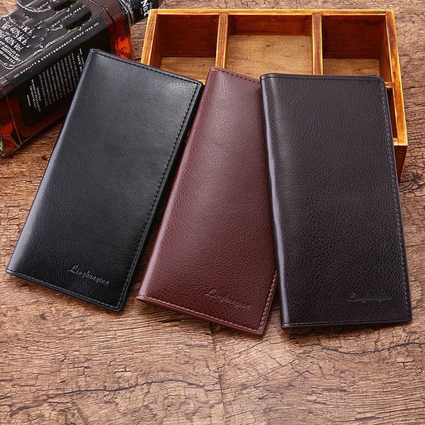 

человек кошелек кожа сжатый деньги сумка огромная емкость кошелек карты держатель carteira portfel бумажники billeteras пункт hombre mini, Red;black