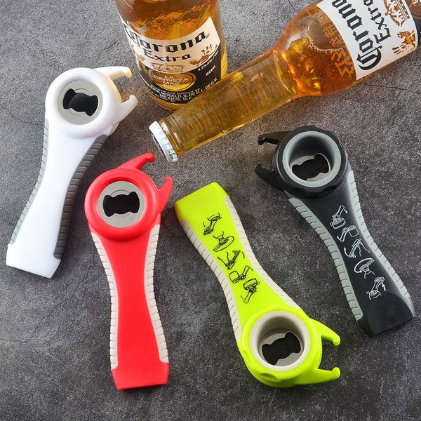 

multifunctional five-in-one bottle opener creative ear type can opener screw capper soda beer bottle opener dropshipping t6101