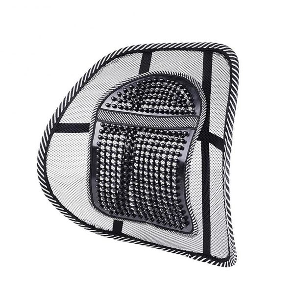 

seat cushions 4 colors car waist back summer breathable lumbar massage backrest office cushion interior supplies
