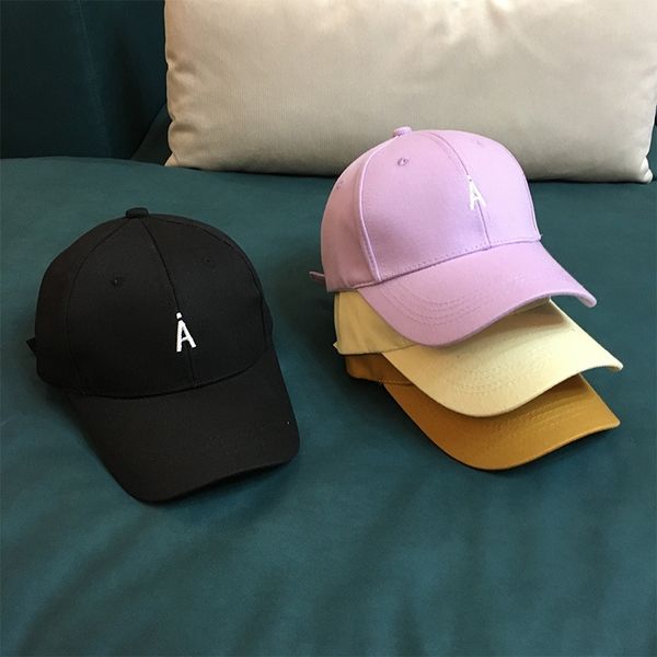 

children's korean style baseball baseball new letter embroidered cap fashion all-match student outdoor sunshade curved cap, Blue;gray