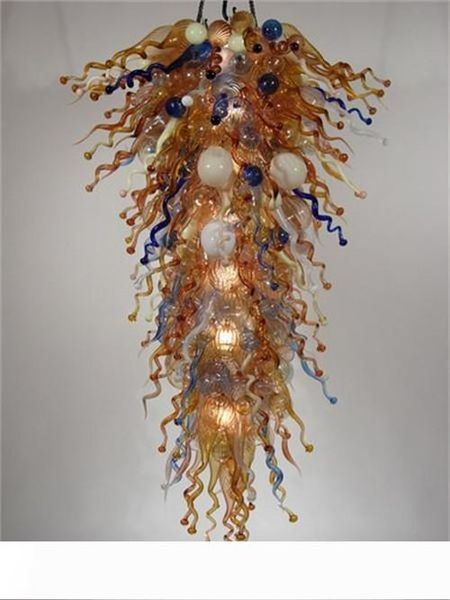 

100% handmade indian home decoration items large hand blown glass chandelier