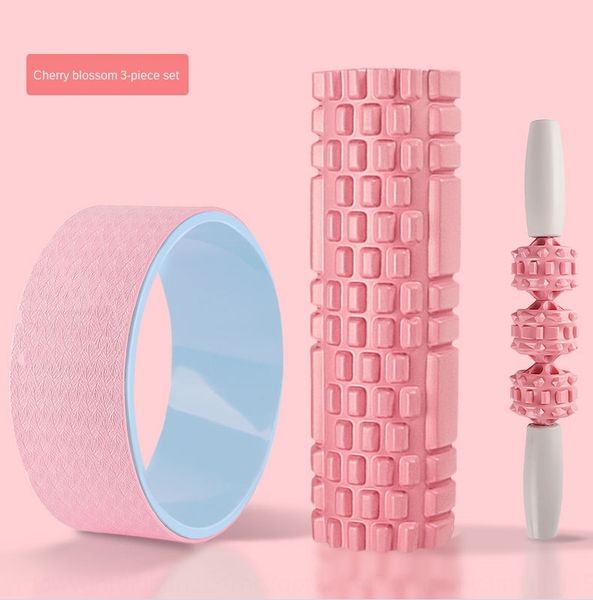 

ua7ke yoga wheel foam shaft massage muscle relaxation wolf tooth stick back bend artifact back beauty leg slimming fitness set massage stick