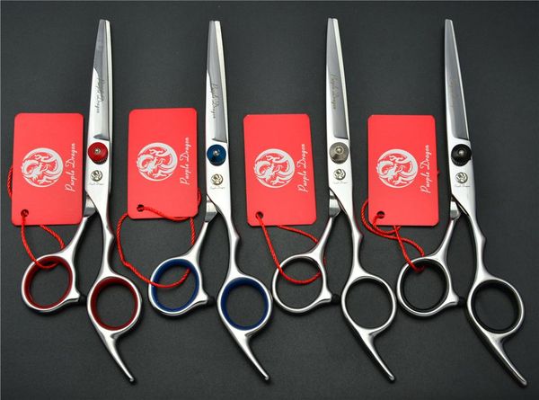 

6.0" 17.5cm japan purple dragon human hair scissors professional pets hairdressing scissors grooming shears cutting shears z4001
