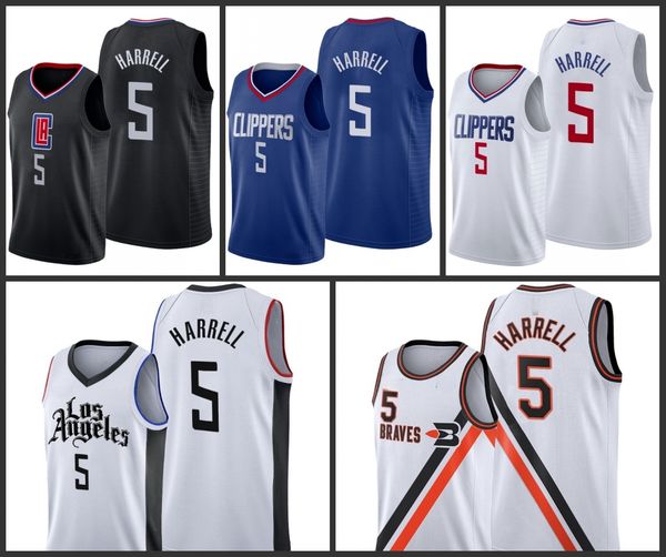 

los angeles clippers montrezl harrell men city basketball jersey, Black