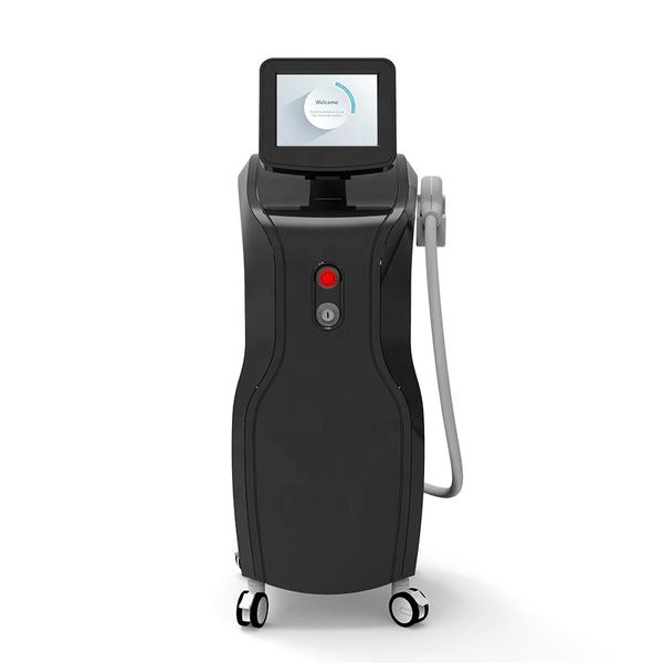 

big promotion salon use 808nm diode laser hair removal device vertical hair removal machine beauty salon home spa equipment, Black