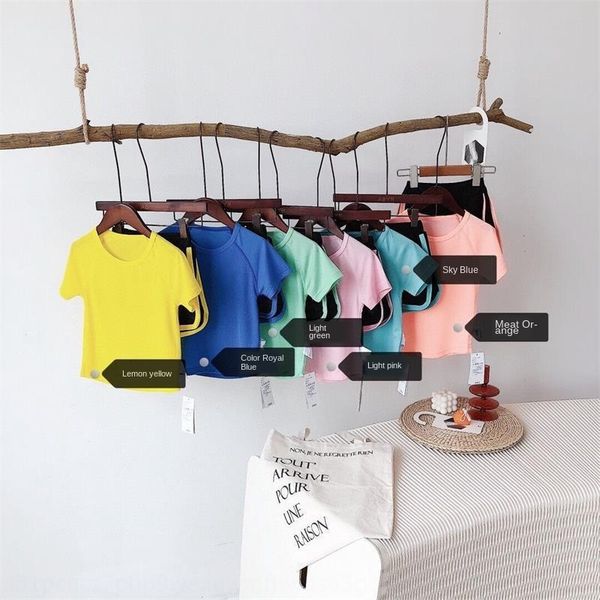 

w6094 short-sleeved sports quick-drying suit for boys and girls (1-2 shorts and shorts zhou fa