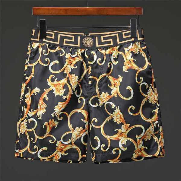 

wholesale summer fashion shorts new designer board short quick drying swim wear printing board beach pants men mens swim shorts m-3xl, Black