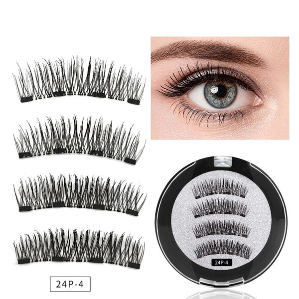 

wholesale 4 magnetic magnetic false eyelashes natural 3d false eyelashes new magnetic eyelashes dhl ing