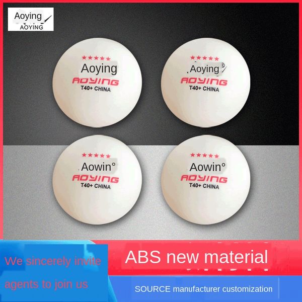 

international competition ball aoying five-star test table tennis table tennis standard ball professional production