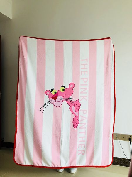 

ivyye pink panther anime plush stuff accessories plushdoll stuffed fluffy cartoon warm soft toys blanket bed throw blankets new