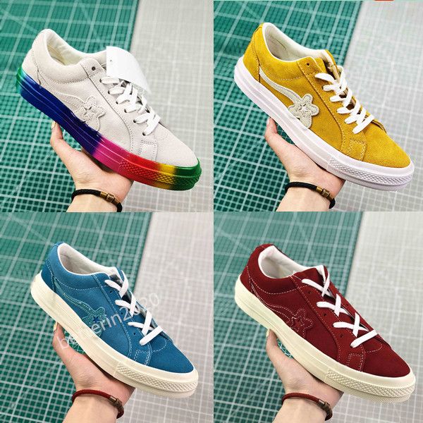 

1970s golf le fleur one star ox ttc men women canvas shoes tyler the creator trending womens fashion platform casual sport trainers sneakers, Black