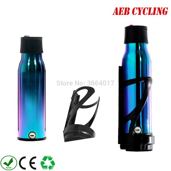 EU US Spedizione gratuita 36V 5Ah Stealth Bottiglia d'acqua Batteria intelligente portatile leggero tipo di vetro d'acqua batteria per bici da strada