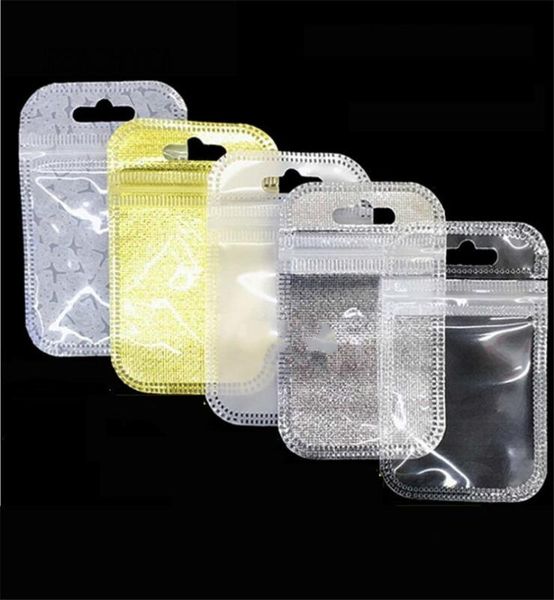 

gift wrap 100pcs inner size 4.5*6cm small mini jewelry transparent packaging pouch self-sealing bag usb storage