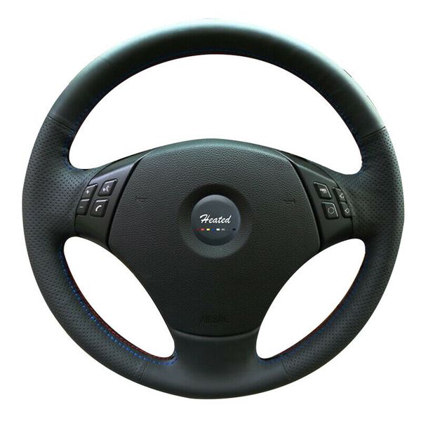

anti-slip breathable leather steering wheel cover for bmw e90 320 318i 320i 325i
