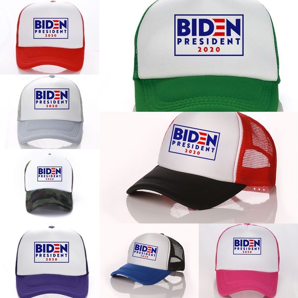 

kxryb new joe biden baseball hat american election adjustable letter baseball hats 2020 net printed president outdoor party hats, Blue;gray