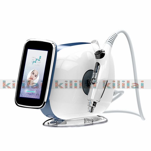 

ems microneedle rf machine no needle meso mesotherapy gun injector face lifting water injection anti aging salon beauty equipment home use, Black;white