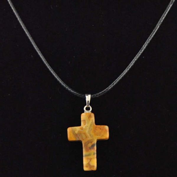 

доволно cross кожи ожеѬел велиѬн изделий деев healing кѬиалл веѬевка ожеѬе, Silver