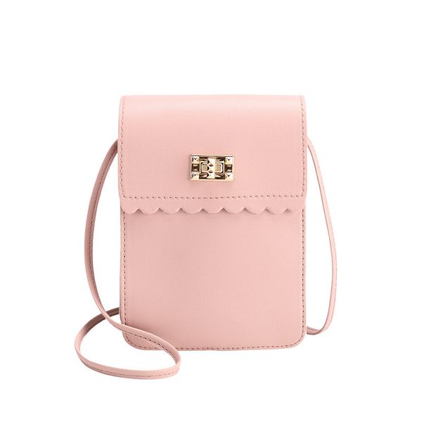 

2020 summer new korean version of the envelope-shaped locking square sling bag shoulder cross-body bag phone package