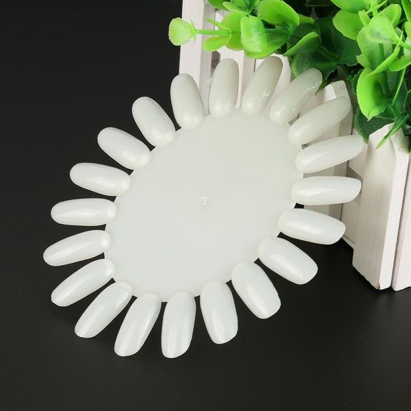 

10 pairs of polished nail decorations natural oval nail mold transparent nail design exercise tool