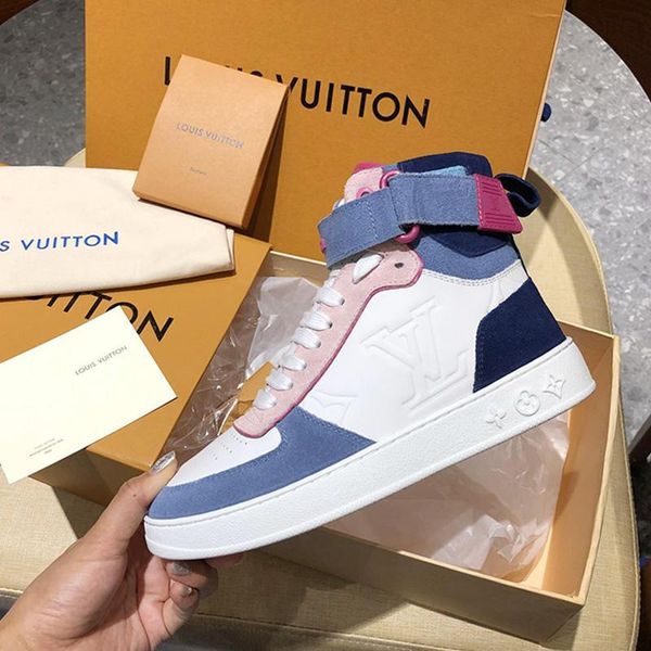 

2020 couple shoes fashion luxury mens leather casual sport shoes,personality wild high mens casual shoes size 35-46 00156, Black