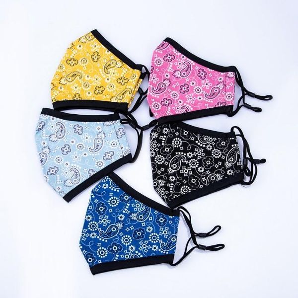 

us stock vintage print women face masks designer mask breathable earloop reusable washable protective dustproof cotton adults masks
