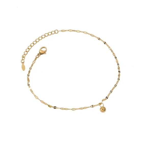 

madalena sarara au750 gold ankle bracelet office lady foot bracelet 18k gold made, Red;blue