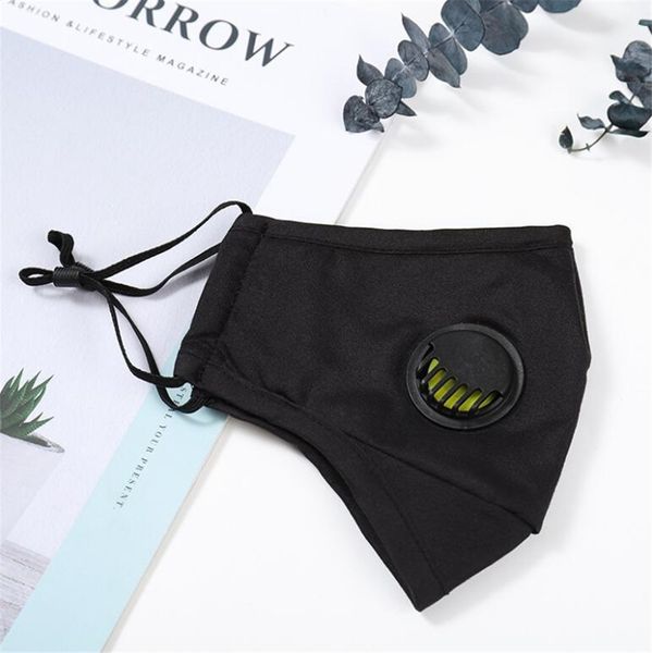 

fashion all cotton 3d stereo reusable face masks maske washable breathable anti pollen protective dust mask black gray designer facemask#906