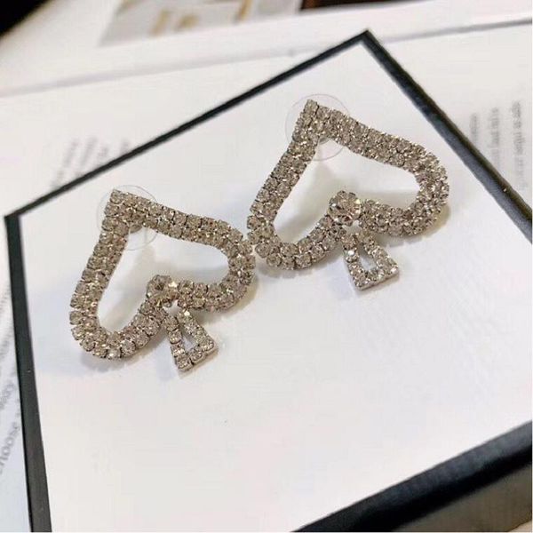 

professional star earrings, love shaped youth style, street p charm summer items, essential for women, White