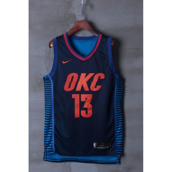 

team jersey 864497-409 paul george pg stitched basketball jerseys, Black;white