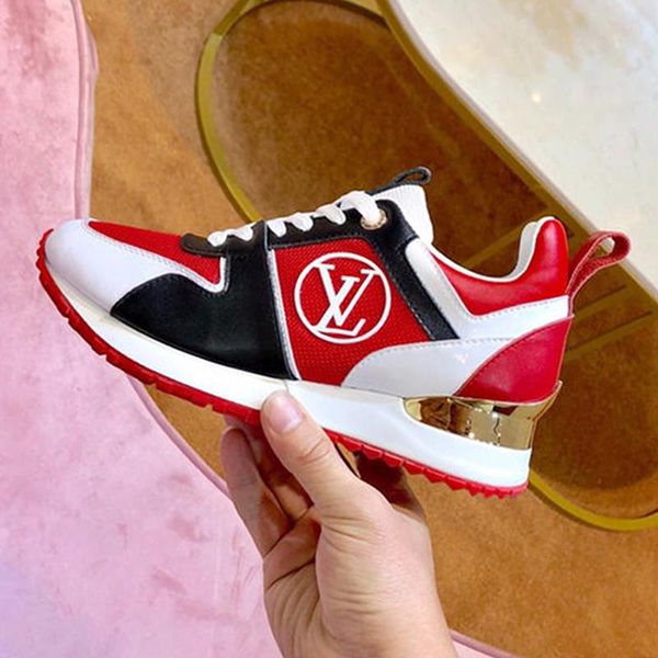 

new 2020 womens shoes summer lace up breathable ladies fashion sneakers shoes digital exclusive run away sneaker with original box on sale, Black