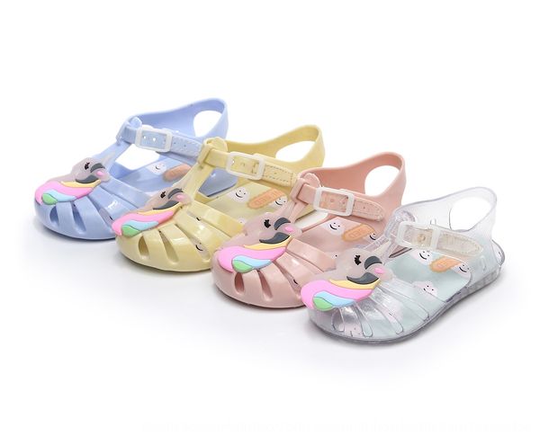 

minised2020 new unicorn boy girl student jelly little children's shoes princess korean children's shoes 0, Black;red