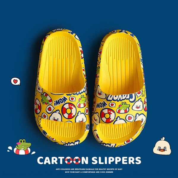 

feajr summer boys' and girls children children sandals children' slippers ' indoor household children' sandals bathroo, Black;grey