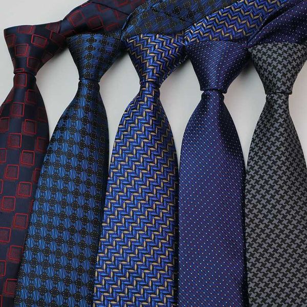 

new 8cm mens ties plaid necktie paisley ties for men homme cravate gravata corbatas formal dress for groom tie wedding party, Black;gray