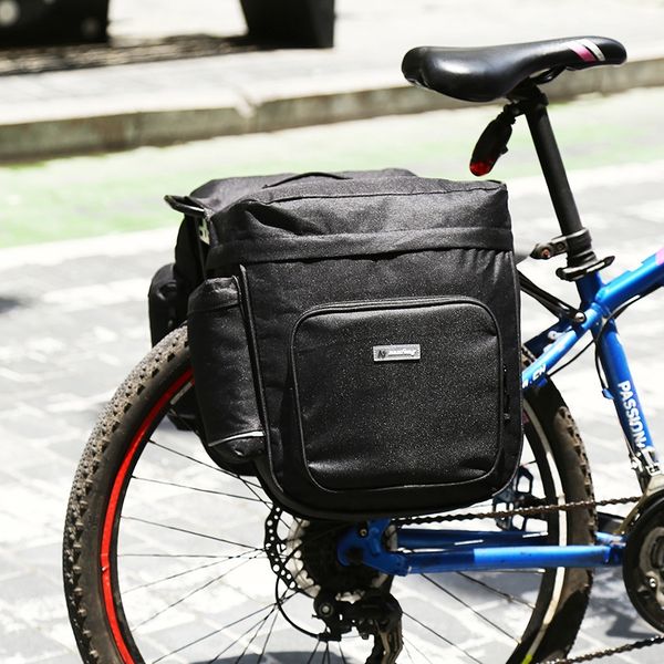 

double-sided wear-resistant waterproof rear bicycle bicycle bread bike frame bag reflective mountain bike double bag