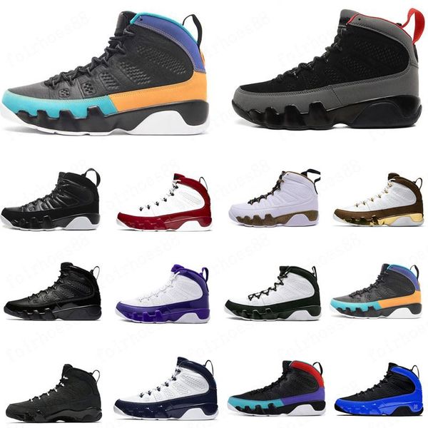

2020 gym red citrus racer blue 9 ix 9s mens basketball shoes dream it unc la bred space jam men sports sneakers us 7-13