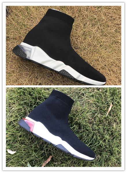 

оптовые 2020 новые черные красные белые носки обувь мужчины женщины идущие повседневная обувь на открытом воздухе тренеров топ-qaulitys разм