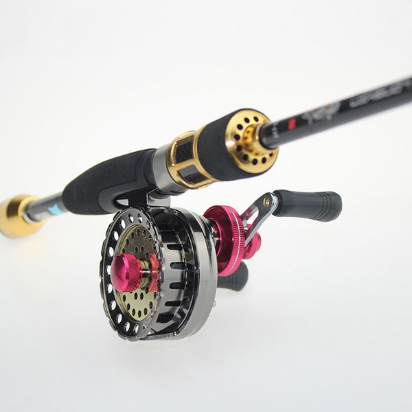

цельнометаллическая saltwater fly fishing reel ice соотношение 2,6: 1 троллинг катушки 6 + 1bb правая левая рука мультипликаторы плот reel с