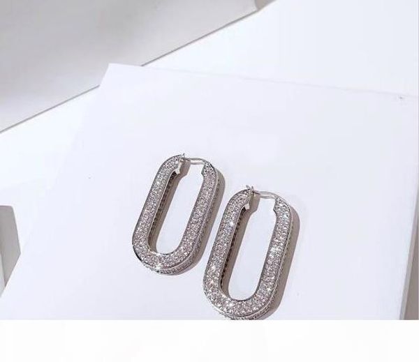 

famous european jewelry plated 18k gold natural irregular shaped pearl pendant earrings women birthday christmas gift ing, Silver
