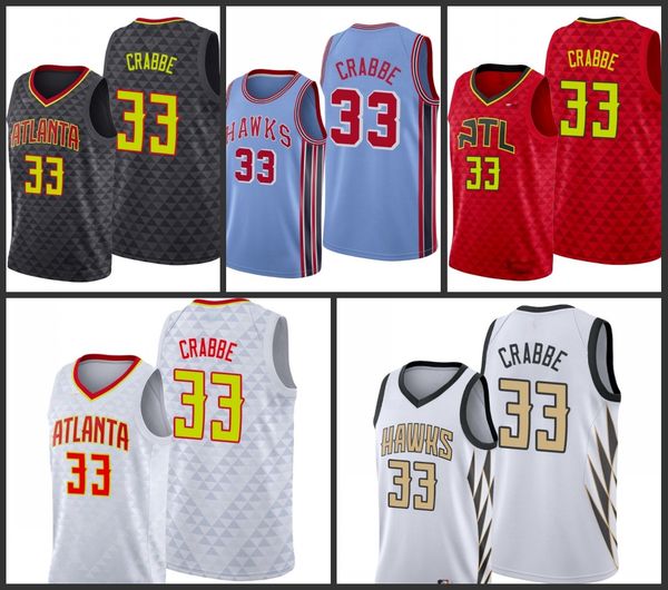 

Atlanta Hawks Allen Crabbe Men City Basketball Jersey
