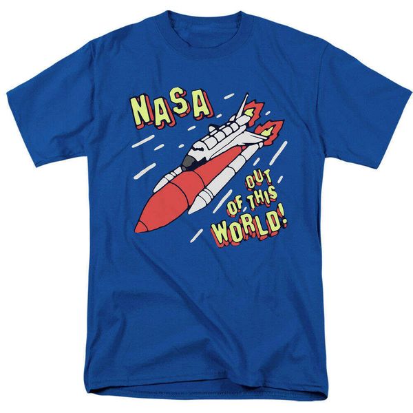 

nasa apollo 11 t shirt out of this world royal tee, Gray;blue